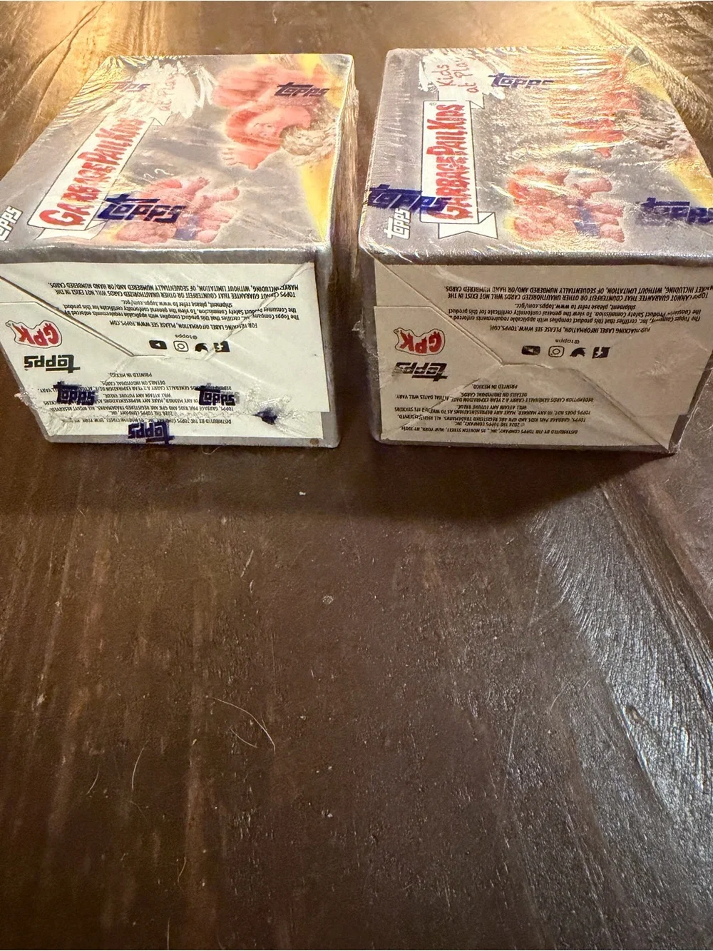 (2) Factory Sealed Topp Garbage Pail Kids Boxes - Each with (10) Packs in Box